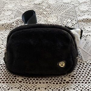 Lululemon Plush Black Belt Bag